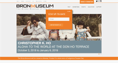 Desktop Screenshot of bronxmuseum.org